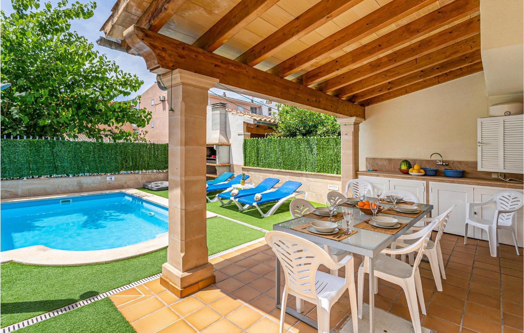 4 Bedroom Beautiful Home In Alcudia Puerto de Alcúdia Exterior foto